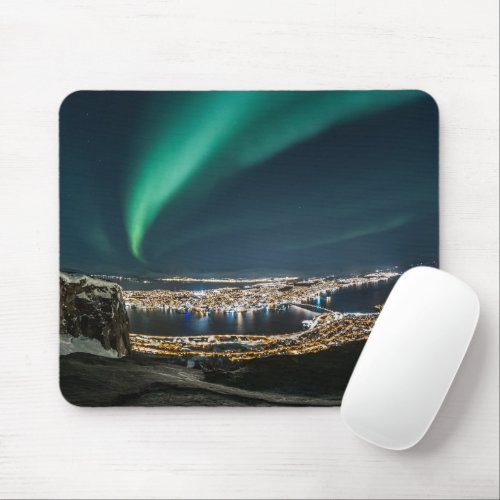 Northern Lights Tromso Mouse Pad