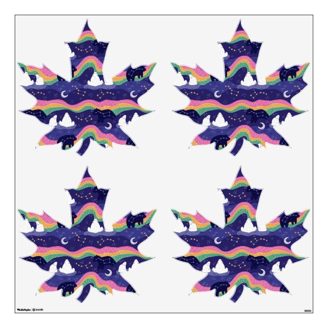 Northern Lights Wall Decals (Front)