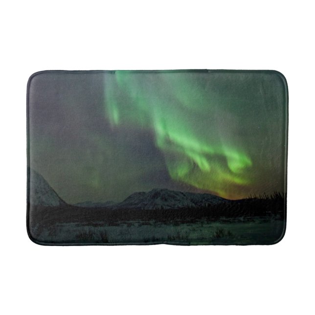Northern Lights | Whitehorse, Yukon Bath Mat (Front)