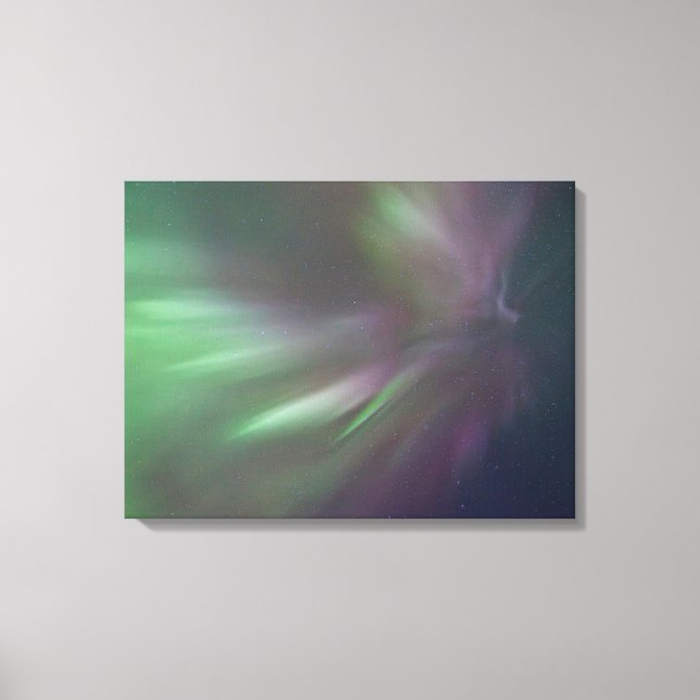 Northern Lights | Whitehorse, Yukon Canvas Print (Front)