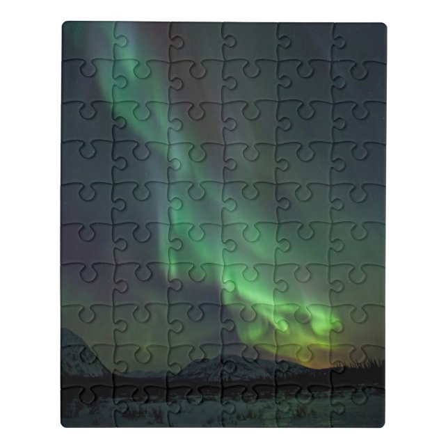 Northern Lights | Whitehorse, Yukon Jigsaw Puzzle (Puzzle Vertical)