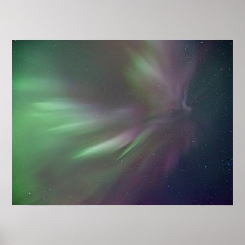 Northern Lights  Whitehorse Yukon Poster