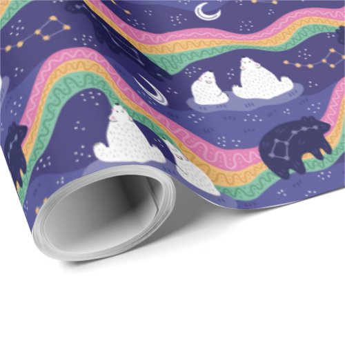 Northern Lights Wrapping Paper