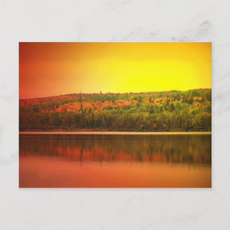 Northern Maine Sunset Postcard