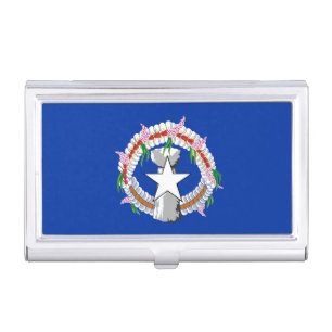 Northern Mariana Islands Flag Business Card Case