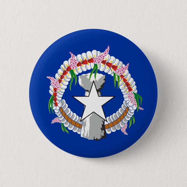 Northern Mariana Islands Flag Button (Front)