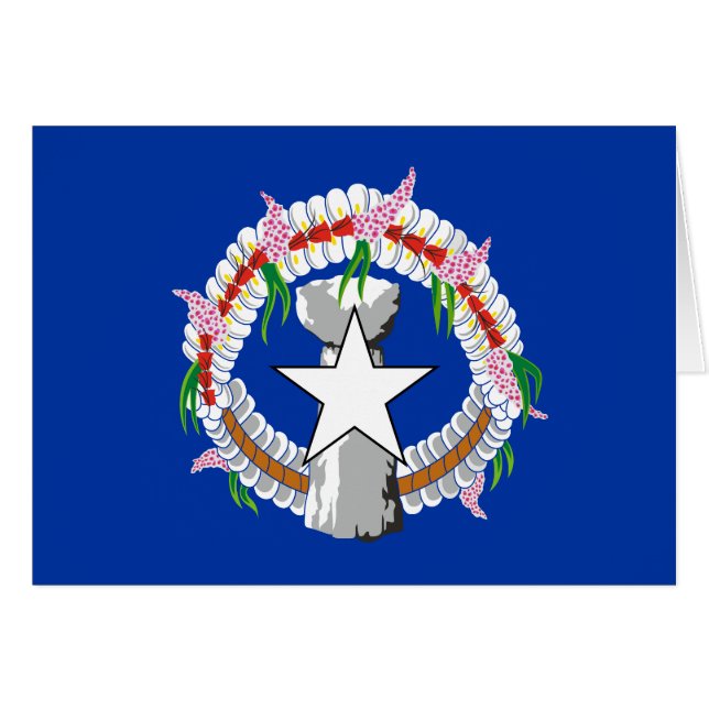 Northern Mariana Islands Flag Cards (Front Horizontal)