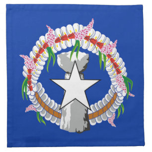 Northern Mariana Islands Flag Cloth Napkin