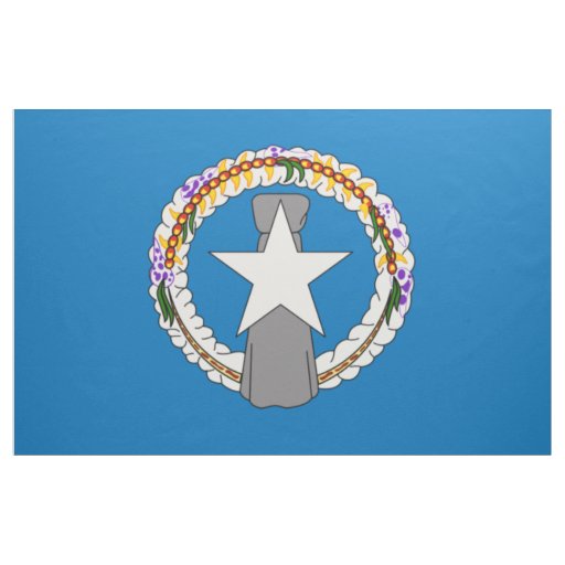 Northern Mariana Islands Flag Fabric
