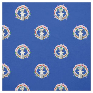 Northern Mariana Islands Flag Fabric