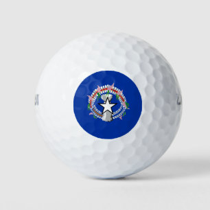Northern Mariana Islands flag Golf Balls