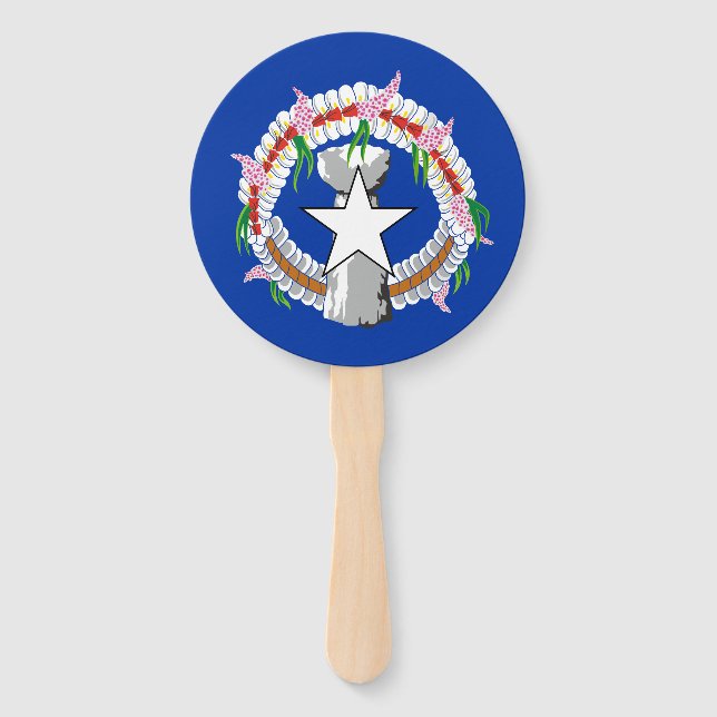 Northern Mariana Islands Flag Hand Fan (Front)