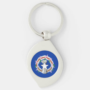 Northern Mariana Islands Flag Keychain