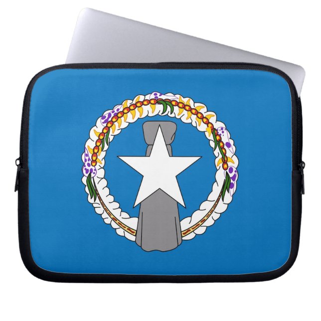 Northern Mariana Islands Flag Laptop Sleeve (Front)