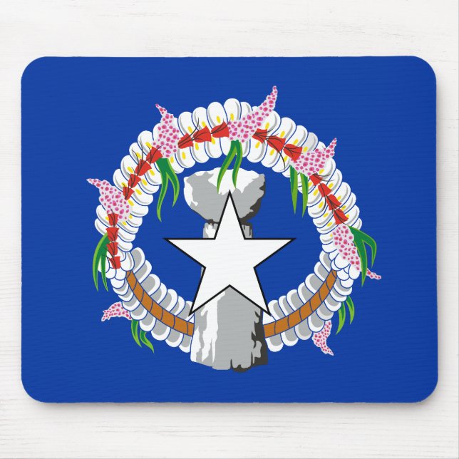 Northern Mariana Islands Flag Mouse Pad (Front)