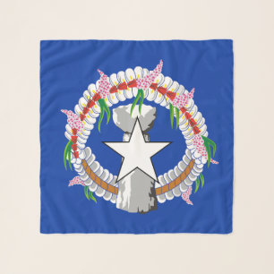 Northern Mariana Islands Flag Scarf