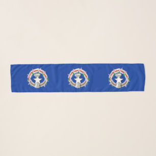 Northern Mariana Islands Flag Scarf