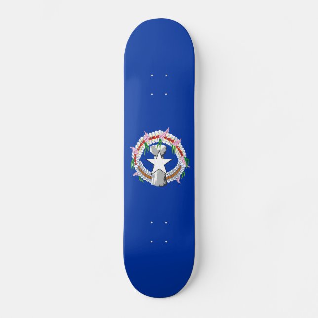 Northern Mariana Islands Flag Skateboard (Front)
