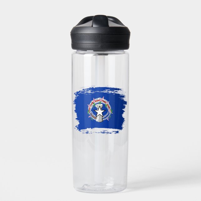 Northern Mariana Islands flag Water Bottle (Front)