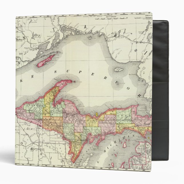 Northern Michigan 3 Ring Binder (Front/Inside)