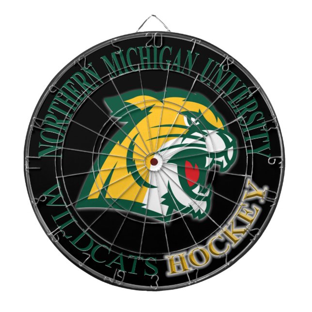 Northern Michigan University Hockey Dartboard (Front)