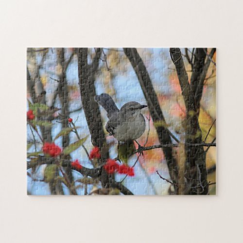 Northern mockingbird jigsaw puzzle