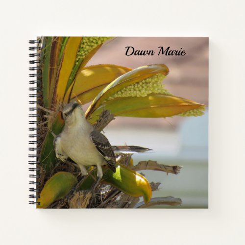 Northern Mockingbird Personalized Notebook