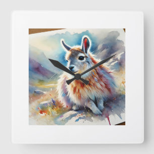 Northern Mountain Viscacha 030924AREF124 - Waterco Square Wall Clock