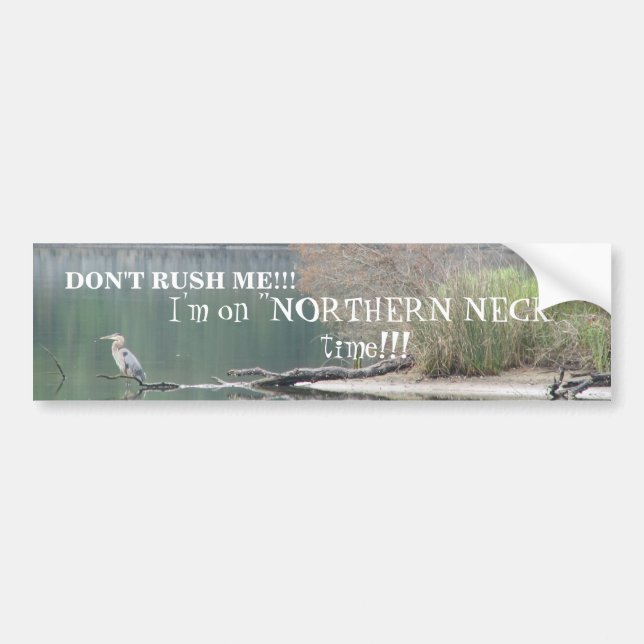 Northern Neck Bumper Sticker (Front)