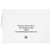 Northern Parula Nest Cards (Back Horizontal)