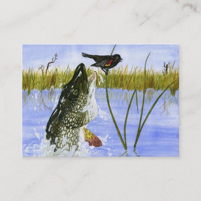 NORTHERN PIKE Business Card Template (Front)