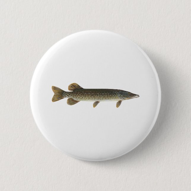 Northern Pike Button (Front)