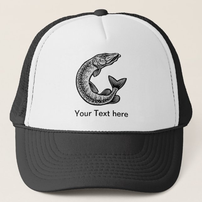 Northern pike fishing Hat (Front)