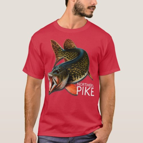 Northern Pike Freshwater Fish T_Shirt