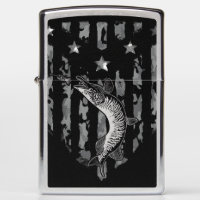 Northern Pike Tiger Musky Fishing Camuflage Flag