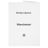 Northern Quarter Manchester Cards (Back)
