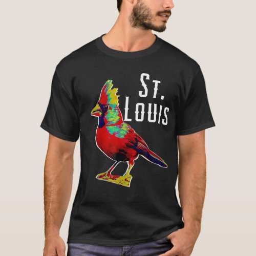 Northern Red Cardinal Bird Mascot  Bird Spirit Ani T_Shirt