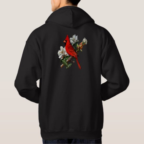 Northern Red Cardinal Perch On A Branch Cardinal Hoodie