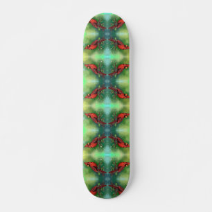 Northern Red Cardinal Skateboard