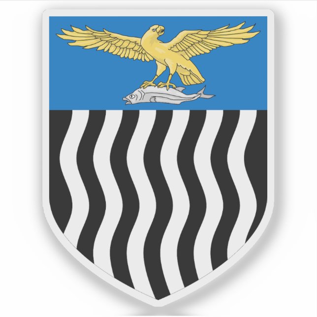 Northern Rhodesia coat of arms (1911–1964), Zambia Sticker (Front)