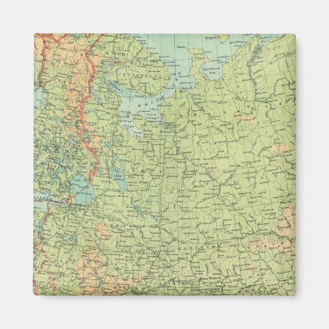 Northern Russia & Finland Magnet (Front)