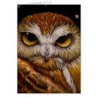 NORTHERN SAW-WHET OWL CARD