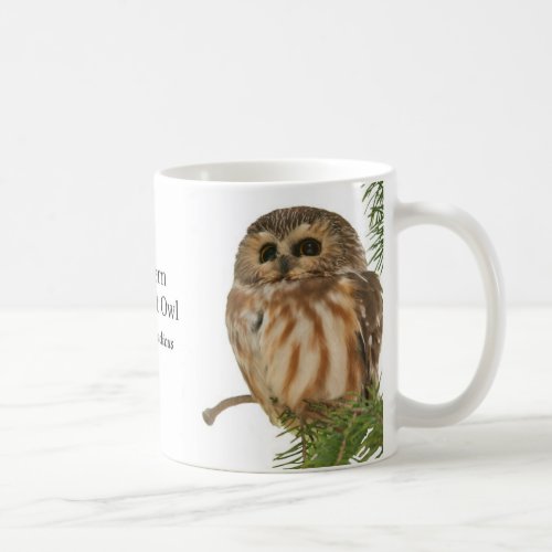 Northern Saw_whet Owl Coffee Mug