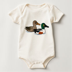 Northern Shoveler Pair Infant Organic Creeper
