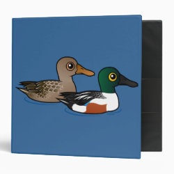 Northern Shoveler Pair Avery Signature Binder 8.5x11