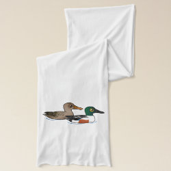 Northern Shoveler Pair Jersey Scarf