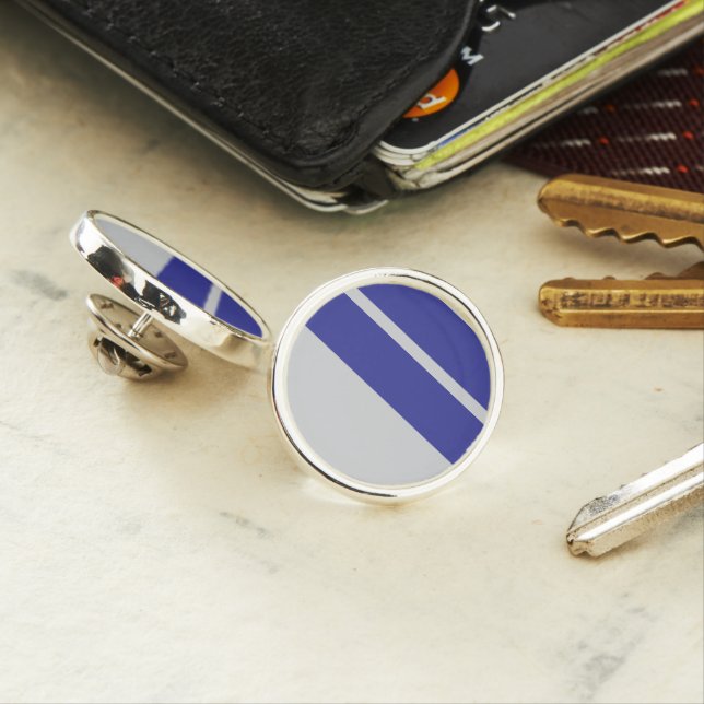Northern Sky  Elegant Jacket LapeL Pin (In Situ)