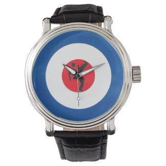 Northern Soul Dancer & Mod Target Wristwatch