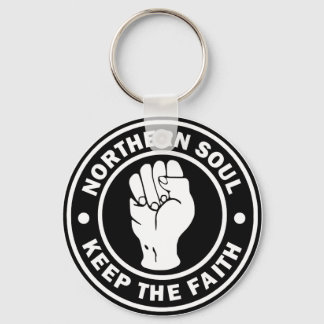 northern soul Logo  black Keychain