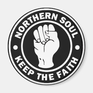 northern soul Logo  black Magnet